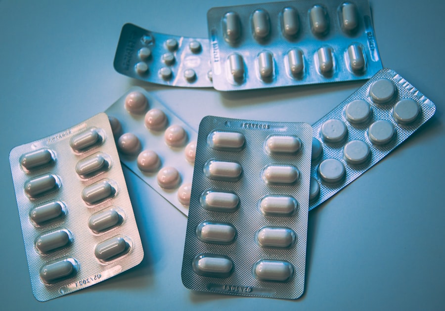 Medication blister packs — illustrative